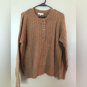 NWT Madewell Bowden Henley Sweater in Coziest Yarn